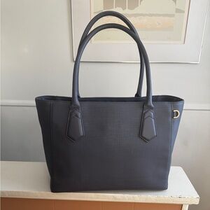 Dagne Dover Elegant Navy Tote